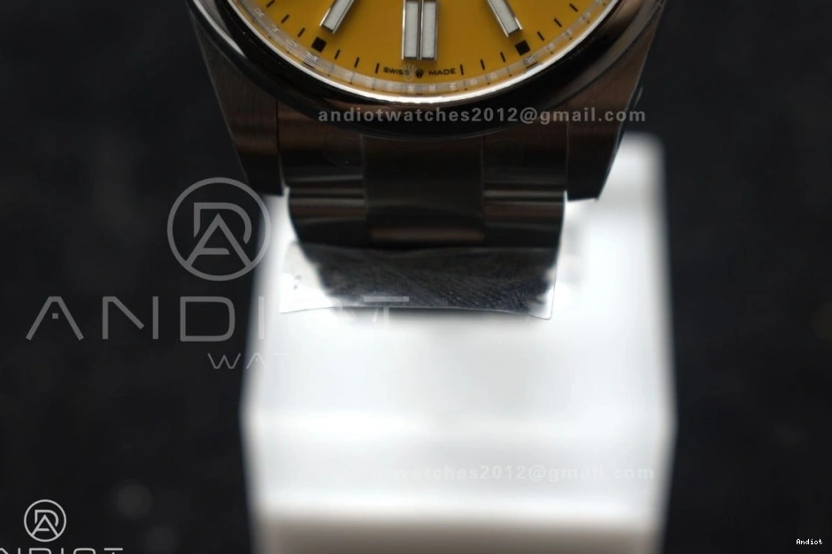 Dial 904L 124300 Clean Steel Perpetual Oyster VR3230 Edition Best Yellow 41mm 1:1 0322